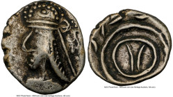 PERSIS KINGDOM. Uncertain King (ca. 1st century AD). AR hemidrachm (13mm, 4h). NGC VF. Diademed, draped bust of uncertain king left, with pointed bear...