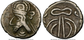 PERSIS KINGDOM. Uncertain King (ca. 1st century AD). AR hemidrachm (12mm, 7h). NGC VF. Diademed, draped bust of uncertain king left, with pointed bear...