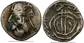 PERSIS KINGDOM. Uncertain King (ca. 1st century AD). AR hemidrachm (13mm, 3h). NGC Fine. Diademed, draped bust of uncertain king left, with pointed be...