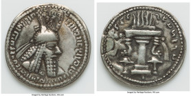 SASANIAN KINGDOM. Ardashir I (AD 223/4-240). AR drachm (26mm, 4.19 gm, 2h). Fine, repaired. Mint C ("Ctesiphon"), Phase 3, ca. AD 233/4-238/9. Bust of...