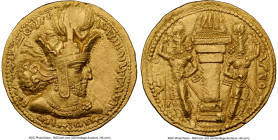 SASANIAN KINGDOM. Shahpur (Sabuhr) I the Great (AD 240-272). AV dinar (23mm, 7.38 gm, 2h). NGC AU 4/5 - 3/5, scuff. Mint I ("Ctesiphon"), Phase II, ca...