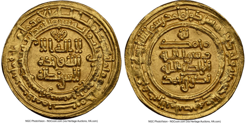 Samanid. Nasr II b. Ahmad (AH 301-331 / AD 914-943) gold Dinar AH 324 (AD 935/93...