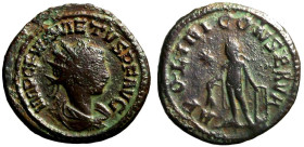 QUIETO (260-261) Antoniniano per Samosata. Busto rad. a ds. R/ APOLINI CONSERVA, Apollo stante a sn. con ramoscello d'olivo e mano sulla lira. MI (g. ...