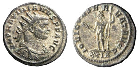 MASSIMIANO ERCOLE (286-305) Antoniniano per Roma (295-297) D/ Busto rad. a ds. R/ Giove stante a sn. con fulmine e asta. AE arg (g. 4,2 mm. 22) RIC 50...