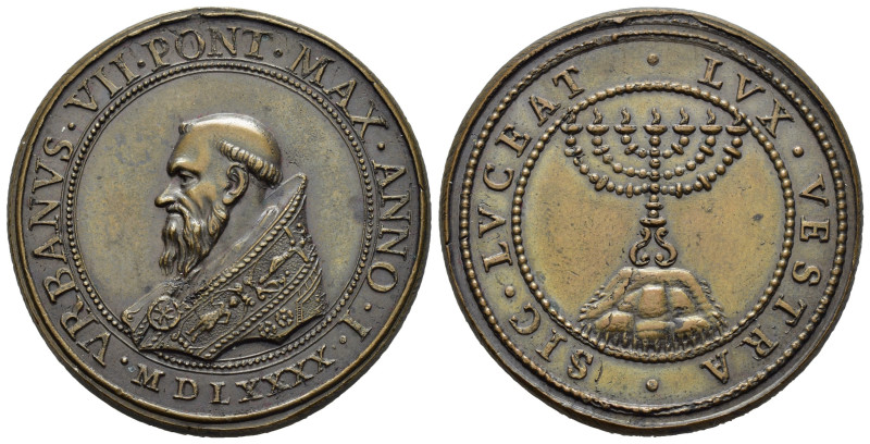 Urbano VII (Giambattista Castagna) 1590. Medaglia per la prematura scomparsa del...