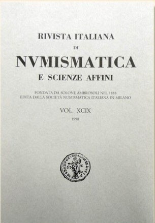 Rivista Italiana di Numismatica (RIN) – 1998. Milano, 1998, pp. 356, riccamente ...