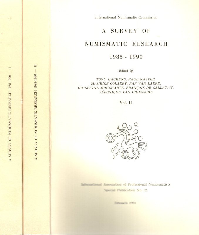 AA.-VV. - A Survey Numismatic research. 1985-1990. Brussels, 1991. 2 volumi comp...