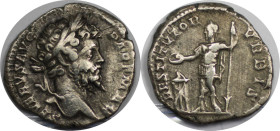 Römische Münzen, MÜNZEN DER RÖMISCHEN KAISERZEIT. Septimius Severus (193-211 n. Chr). AR Denar 200-201 n. Chr., Rom (3,18 g. 18 mm). Vs.: SEVERVS AVG ...