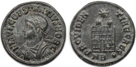 Römische Münzen, MÜNZEN DER RÖMISCHEN KAISERZEIT. Constantius II. Follis 337-361 n. Chr. (2,74 g. 19 mm) Vs.: FL IVL CONSTANTIVS NOB C, Büst n. l. Rs....