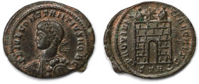 Römische Münzen, MÜNZEN DER RÖMISCHEN KAISERZEIT. Constantius II. Follis 337-361 n. Chr. (3,30 g. 21,5 mm) Vs.: FL IVL CONSTANTIVS NOB C, Büst n. l. R...