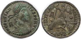 Römische Münzen, MÜNZEN DER RÖMISCHEN KAISERZEIT. Constantius II. (337-361 n. Chr). Centenionalis 348-350 n. Chr., Siscia. (4.85 g. 25 mm) Vs.: DN CON...