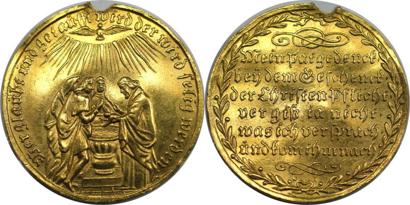 Altdeutsche Münzen und Medaillen, NÜRNBERG, STADT. Goldmedaille zu 2 Dukaten ND ...