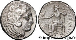 MACEDONIA - MACEDONIAN KINGDOM - ALEXANDER III THE GREAT
Type : Tétradrachme 
Date : c. 325-323 AC. 
Mint name / Town : Amphipolis, Macédoine 
Metal :...