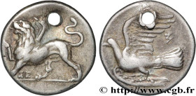 SIKYONA - SIKYON
Type : Hemidrachme 
Date : c. 360-330 AC. 
Mint name / Town : Sicyone, Sikyonie 
Metal : silver 
Diameter : 16  mm
Orientation dies :...