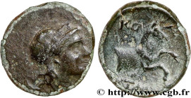 IONIA - KOLOPHON
Type : Demi-unité 
Date : c. 330-300 AC. 
Mint name / Town : Colophon, Ionie 
Metal : copper 
Diameter : 14  mm
Orientation dies : 12...