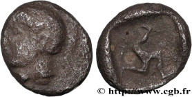 PAMPHYLIA - ASPENDOS
Type : Obole 
Date : c. 465-430 AC. 
Mint name / Town : Aspendos, Pamphylie 
Metal : silver 
Diameter : 8,5  mm
Weight : 0,67  g....