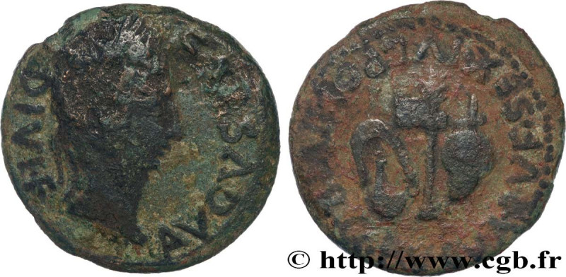 AUGUSTUS
Type : As 
Date : c. 27 AC. - 14 AD. 
Mint name / Town : Carthago Nova,...