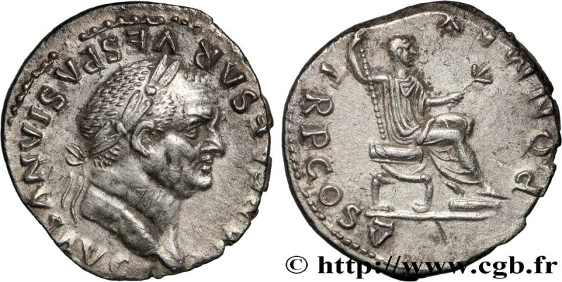 VESPASIAN
Type : Denier 
Date : 74 
Mint name / Town : Rome 
Metal : silver 
Mil...