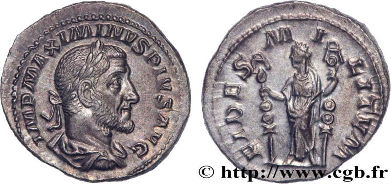 MAXIMINUS I
Type : Denier 
Date : début - été 236 
Mint name / Town : Rome 
Meta...