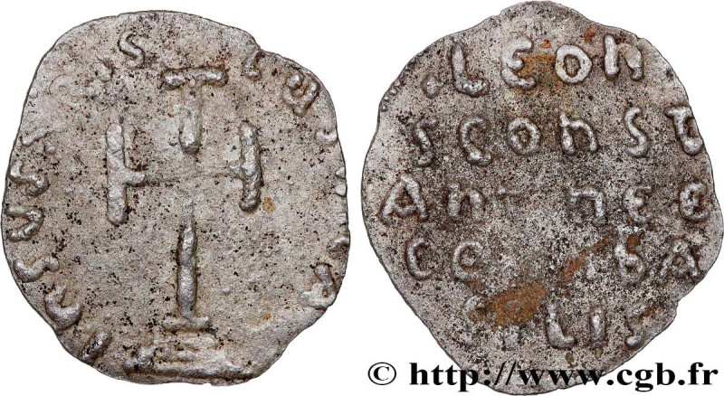 LEO III and CONSTANTINE V
Type : Miliaresion 
Date : c. 720-741 
Mint name / Tow...