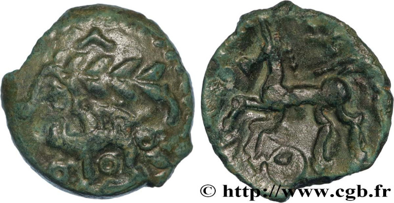 GALLIA - AULERCI EBUROVICES (Area of Évreux)
Type : Bronze au sanglier 
Date : c...