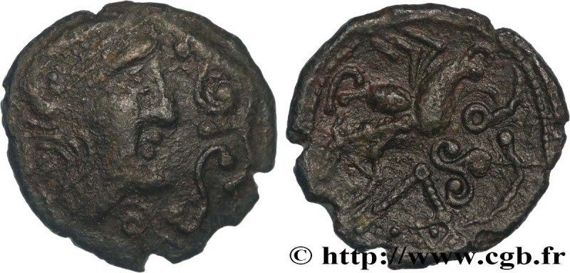 GALLIA BELGICA - BELLOVACI (Area of Beauvais)
Type : Bronze au coq, “type de Lew...