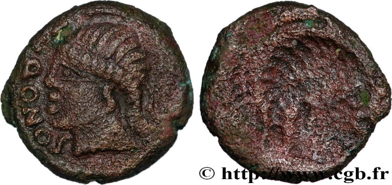 GALLIA BELGICA - SEQUANI (Area of Besançon)
Type : Bronze TVRONOS / CANTORIX, in...