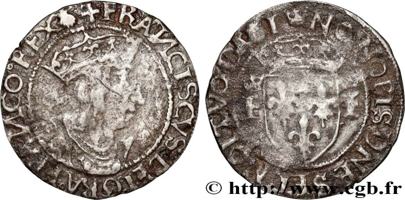 FRANCIS I
Type : Demi-teston, 13e type 
Date : (1527-1528) 
Date : n.d. 
Mint na...