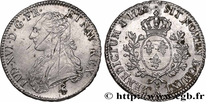 LOUIS XVI
Type : Écu dit “aux branches d'olivier” 
Date : 1788 
Mint name / Town...