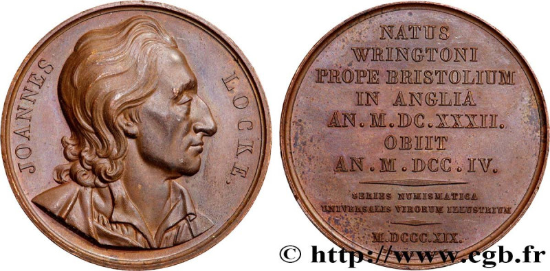 NUMISMATIC SERIES OF ILLUSTROUS MEN
Type : Médaille, Johannes Locke 
Date : 1819...