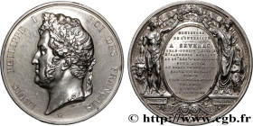 LOUIS-PHILIPPE I
Type : Médaille, Récompense nationale, Ministère de l’intérieur 
Date : 1839 
Metal : silver 
Diameter : 51,5  mm
Weight : 74,71  g.
...