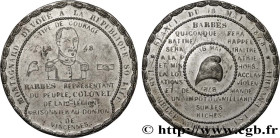 SECOND REPUBLIC
Type : Médaille, Arrestation des auteurs de l’attentat, Assemblée envahie 
Date : 1848 
Mint name / Town : 75 - Paris 
Metal : tin 
Di...