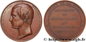 SECOND REPUBLIC
Type : Médaille, Emile de Girardin, Liberté de la presse 
Date : 1849 
Metal : copper 
Diameter : 51,5  mm
Weight : 71,05  g.
Edge : l...