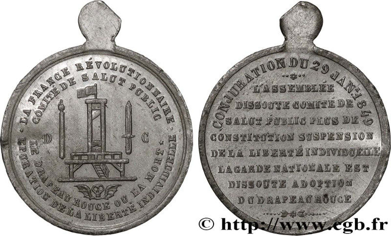 SECOND REPUBLIC
Type : Médaille, Comité du Salut Public, Conjuration du 29 janvi...