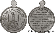 SECOND REPUBLIC
Type : Médaille, Comité du Salut Public, Conjuration du 29 janvier 
Date : 1849 
Metal : tin 
Diameter : 36  mm
Weight : 7,69  g.
Edge...