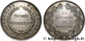 SECOND REPUBLIC
Type : Médaille, Assemblée nationale, Tribune diplomatique 
Date : n.d. 
Metal : silver 
Diameter : 43,5  mm
Weight : 45  g.
Edge : li...