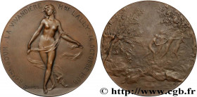 III REPUBLIC
Type : Médaille, la Danseuse par Lucien Coudray 
Date : 1908 
Metal : bronze 
Diameter : 50,5  mm
Engraver : COUDRAY Marie Alexandre Luci...