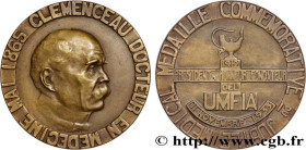 III REPUBLIC
Type : Médaille, Clémenceau et l’UMFIA 
Date : 1933 
Mint name / Town : 75 - Paris 
Metal : bronze 
Diameter : 68,5  mm
Engraver : VILLAN...