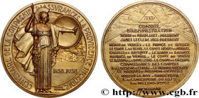 III REPUBLIC
Type : Médaille, Centenaire de la compagnie d’assurances, La Providence Incendie 
Date : 1938 
Metal : gold plated silver 
Millesimal fin...