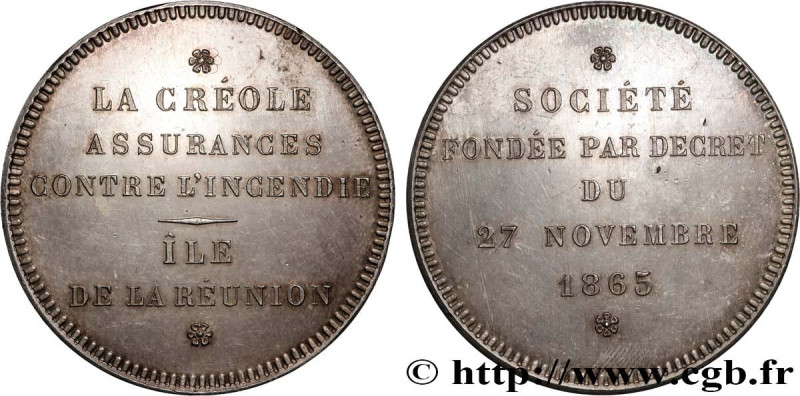 INSURANCES
Type : LA CREOLE - ILE DE LA REUNION 
Date : 1865 
Mint name / Town :...