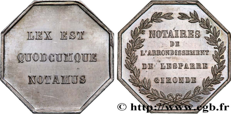 19TH CENTURY NOTARIES (SOLICITORS AND ATTORNEYS)
Type : Notaires de Lesparre 
Da...