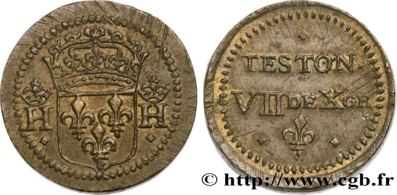 HENRI III - COIN WEIGHT
Type : Poids monétaire pour le teston 
Date : n.d. 
Mint...