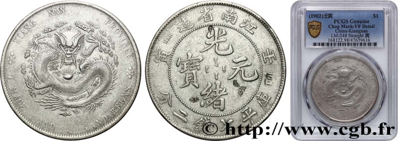 CHINA - KIANGNAN PROVINCE
Type : 1 Dollar 
Date : 1902 
Metal : silver 
Millesim...