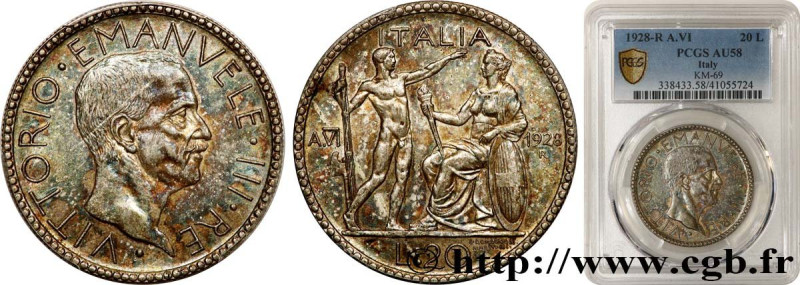 ITALY - KINGDOM OF ITALY - VICTOR-EMMANUEL III
Type : 20 Lire au licteur 
Date :...