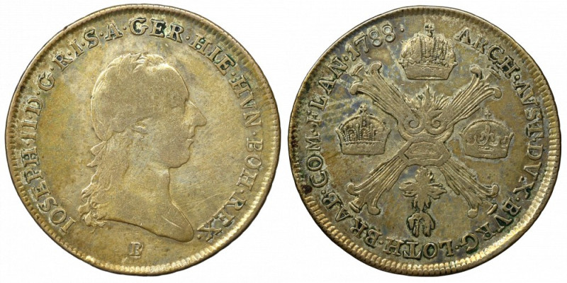 Austrian Netherlands, 1/4 thaler 1788 Ładny w pełni czytelny egzemplarz, rzadzie...