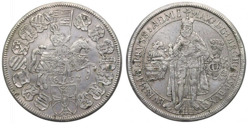 Germany, Teutonic Order, Maximilian I, thaler 1663 - copy Ładnie wykonana kopia....