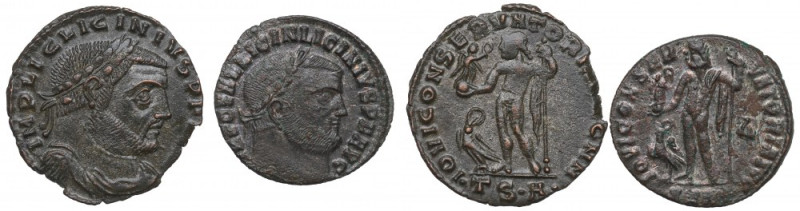 Roman Empire, Licinius, lot of Follis Ładne follisy lubianych emisji.