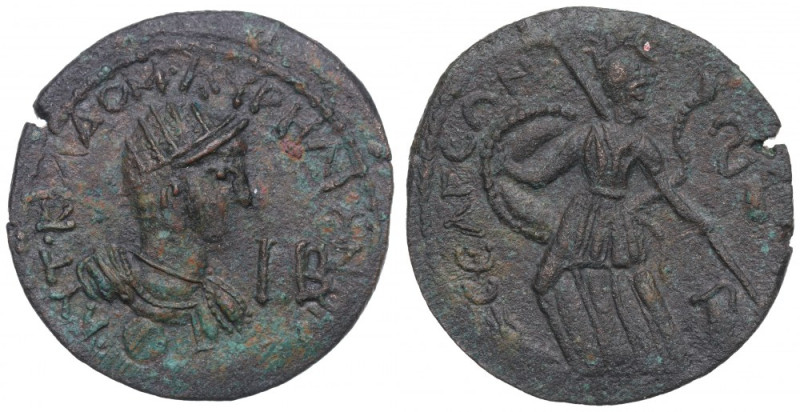 Roman Provincial, Pisydia, Aurelian, Ae Selge OBVERSE&nbsp;Radiate, cuirassed an...