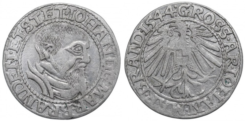 Marchia Brandenburska, Grosz 1544, Krosno Ładny egzemplarz. 

Grade: VF+