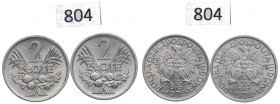 PRL, Zestaw 2 złote 1974 Jagody
